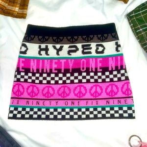 H&M divided Hyped Jacquard-knit Skirt